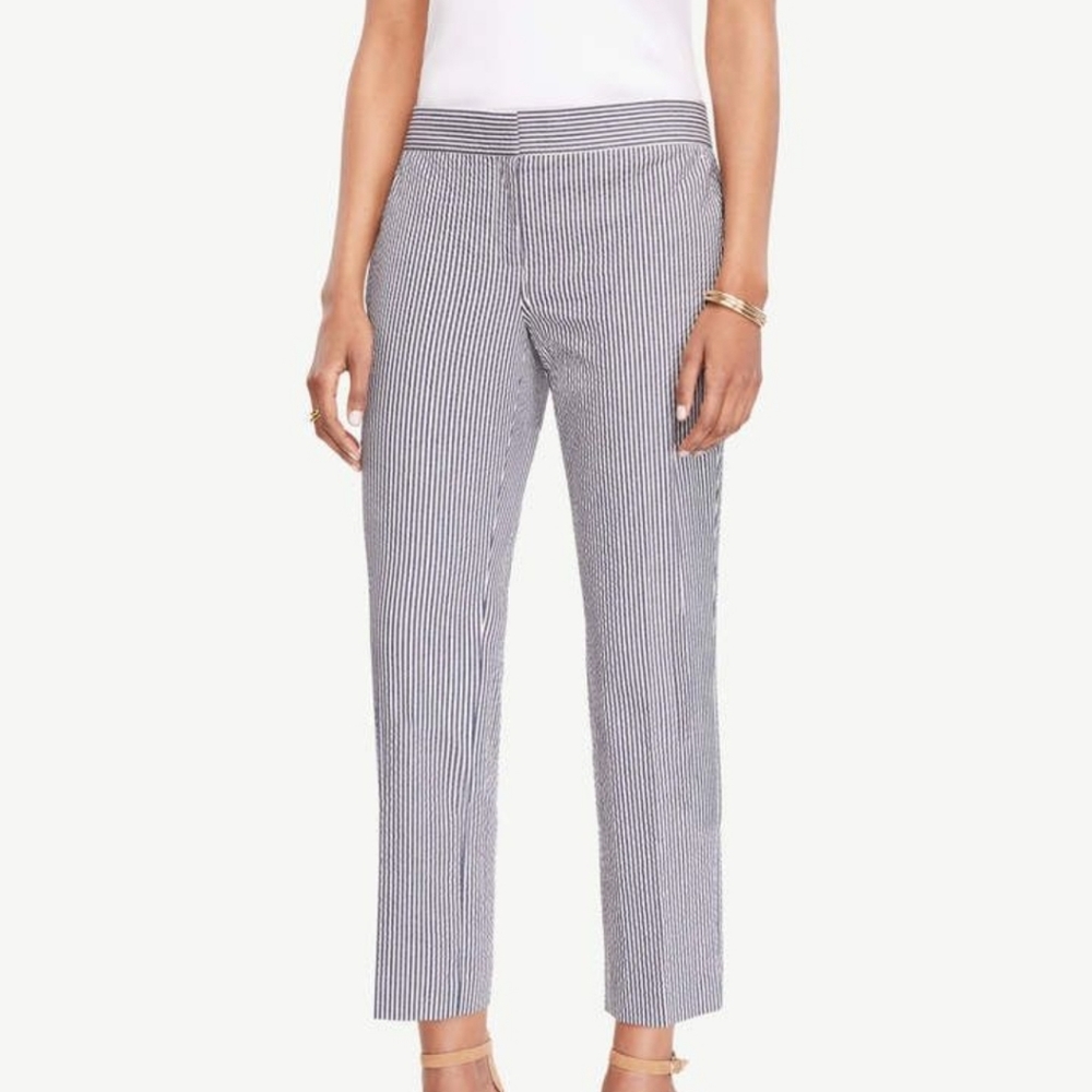 Ann Taylor Seersucker Pants